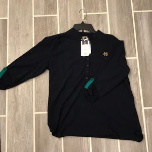 New UG Apparel Button Down Tunic Notre Dame
